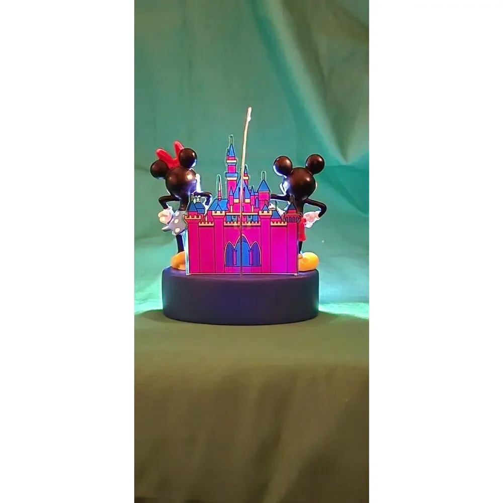 NEW Disneyland Resort Mickey and Minnie Castle Light Up Ornament 2024